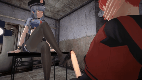 【足交 手交 喷射 黑丝】新作--可露凯女警足交