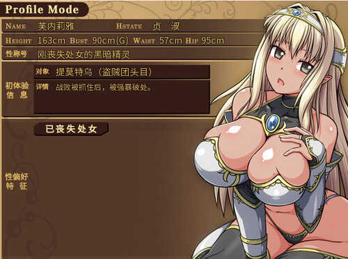 补档【回合RPG/战斗H/强X恶堕】黑暗精灵史记（ダークエルフのヒストリア）V1.02 STEAM官中【2.10G】-第2张图片-萌站