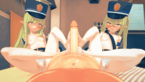 【萝莉 白丝 口交 吞精 爆操 足交】新作-[Blue Archive]Hikari&Nozomi橘光＆橘望的哈密瓜盖饭