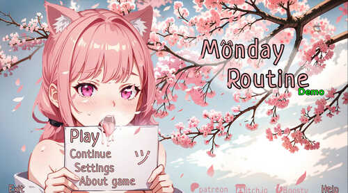 [初始]【日式SLG/动态】周一例行公事（Monday Routine）V0.1.0 汉化中文【PC+安卓-500MB】