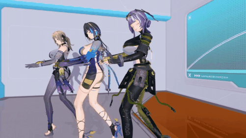 【跳舞 腰振 乳摇】新作-凯茜娅x恩雅x茉莉安 dance
