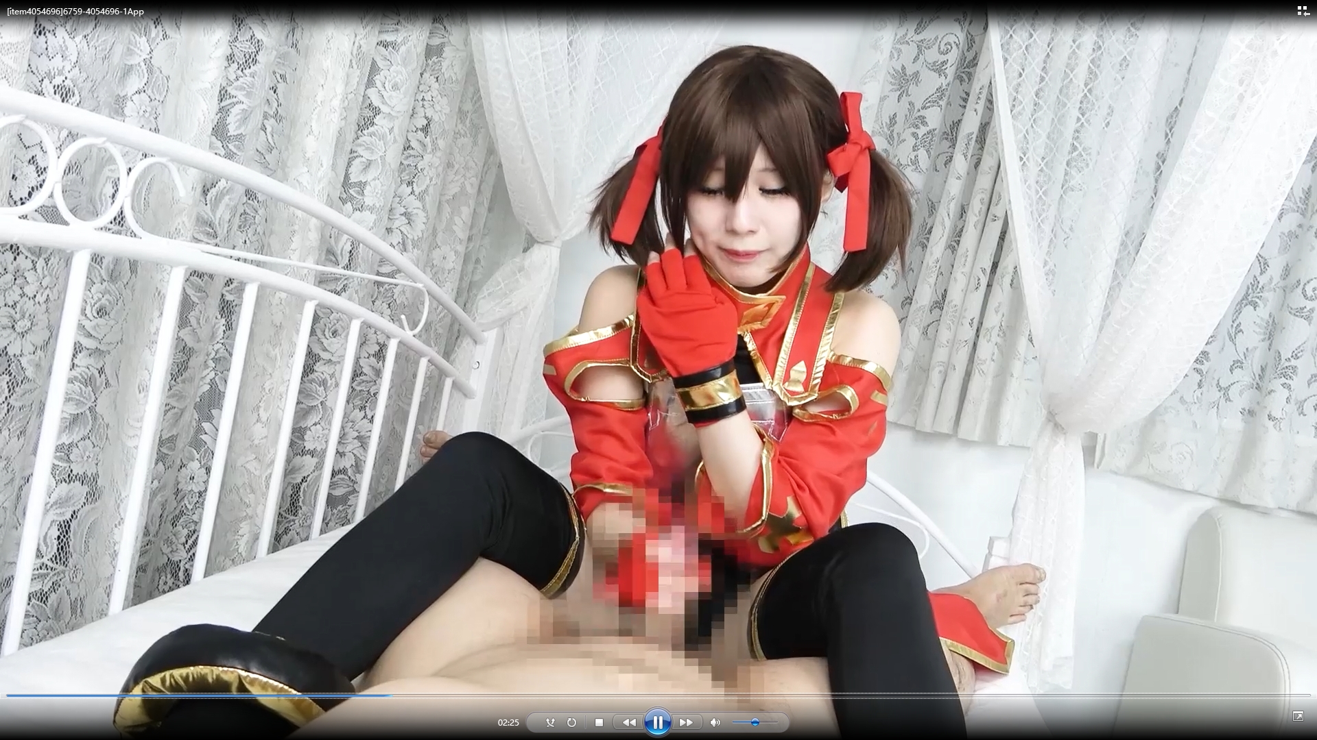 写真馆-刀剑神域西莉卡COS打手枪