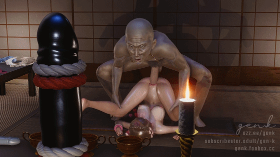【3D动画】寺庙NTR 可爱女友被猥琐老头侵犯中出-第4张图片-萌站