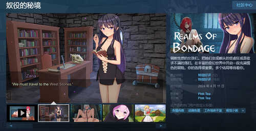 [更新]【互动SLG/调教拷打/全动态】奴役的秘境（Realms Of Bondage）V1.0.5 STEAM官中【4.10G】-第2张图片-萌站