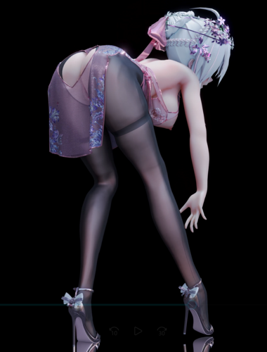[MMD]Haku Phone Number 4k 三合一-第2张图片-萌站