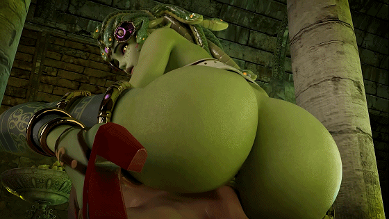 【3D动画】VChanSFM大师：新作 邦妮+卓尔游侠+伊芙琳+美杜莎+伊芙 蜜桃翘臀天生榨汁姬