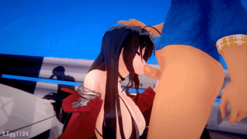 【巨乳 黑丝 口交 乳交 喷射 爆操 中出 NTR】新作-【NTR警告】Taihou - Pitstop Queen