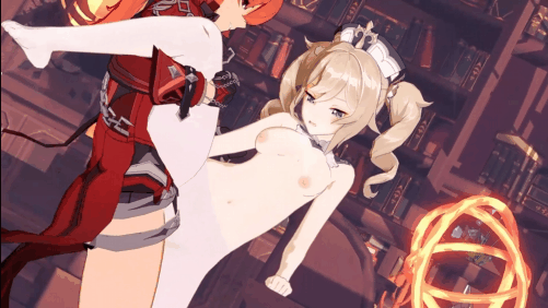 【巨乳 白丝 腿交 爆操 喷潮 中出 NTR】新作-[NTR警告] 原神：芭芭拉X迪卢克-第4张图片-萌站