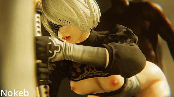 【3D动画】Nokeb大师:新作 2B+舞+嘉米+伊芙+玛莲妮亚 性感女神丰满蜜桃臀激情后入