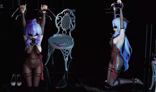 原神甘雨 【MMD/节奏/捆绑/调教/高质量】-第3张图片-萌站