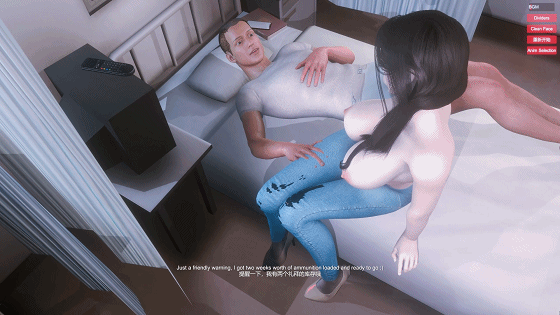 [3D动画] 医院探望 极品模特女友 牛仔裤里丝 顶级黑丝骚脚射爆 [1.1G]