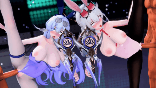 【巨乳 黑白丝兔女郎 口交 后入 爆操 喷潮 中出】新作-[Sex&Dance]FireFly&Robin(流螢&知更鳥)-第4张图片-萌站