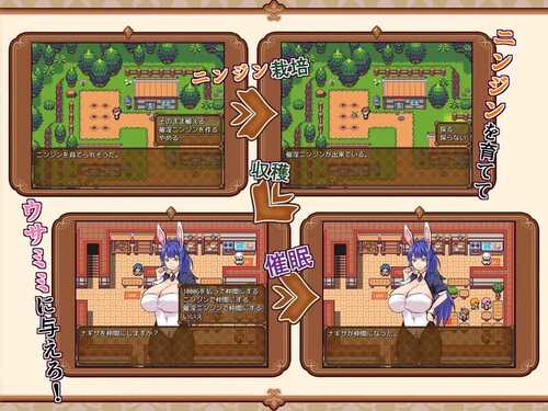 免费PC【家园RPG/兔女郎/动态】兔子冒险家（ウサミミ冒険者とエッチなニンジン）V1.02 内置汉化