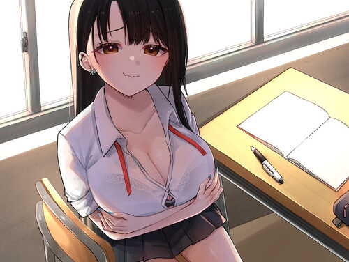 教导笨笨的辣妹学习，作为回礼可以让你入哦~【夏川由希】