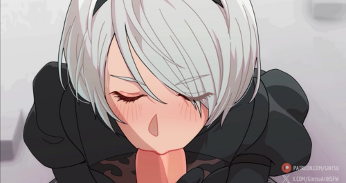 【2D/英字有声/尼尔自动人形/肛交/2B/Gintsu】Gintsu大佬，2B的性教育课程-第5张图片-萌站