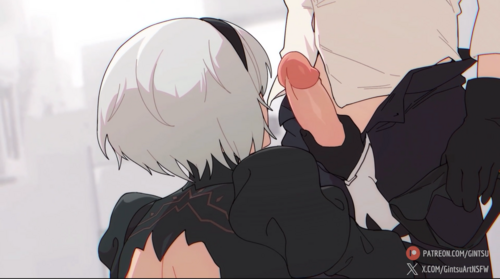 【2D/英字有声/尼尔自动人形/肛交/2B/Gintsu】Gintsu大佬，2B的性教育课程-第7张图片-萌站
