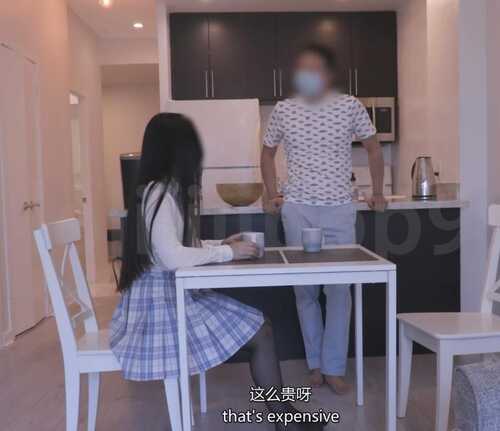 (1.03GB) (国产,无码,字幕,剧情) 利用色诱来抵消房租的黑色连裤袜JK大学生
