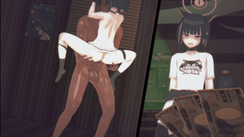 【萝莉 调教 黑丝 口交 手交 骑乘 爆操 中出】新作-[QOS NTR] BlueArchive 千紗&喜美的課後打工-第3张图片-萌站