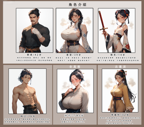 [Lsp集合所][AI][3D] 神雕淫传-黄蓉篇