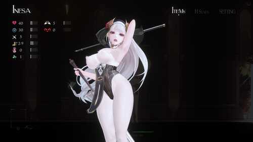 【究极ACT/中文/全动态】神作预定：棘罪修女-伊妮莎 V0.6.8 官方中文版【更新/白丝高跟/4G】