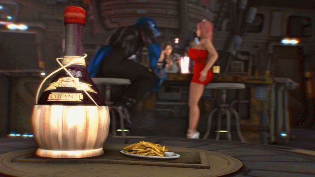 [3D动画] Honoka VS BLD II (BIG LIZARD DICK) 穗乃果酒吧艳遇兽奸中出-第3张图片-萌站