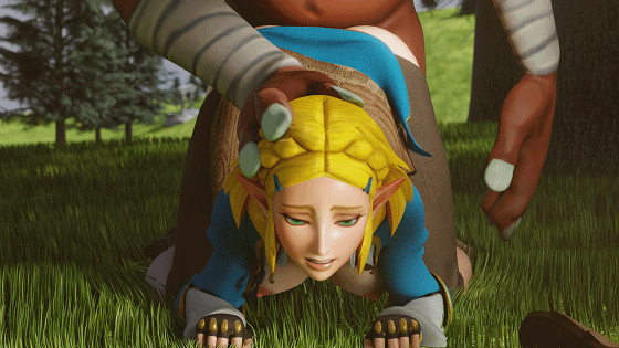 [3D动画] SKRev新作：zelda and bogobur 塞尔达 落难公主被兽人狠狠侵犯中出-第4张图片-萌站