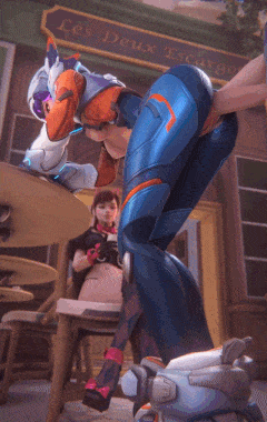 [3D动画] Xordel大师新作：D.Va+朱诺 淫乱俱乐部 性感翘臀激情后入-第4张图片-萌站