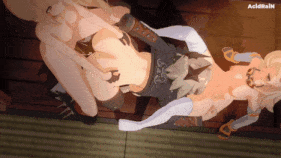 【巨乳 黑丝 扶她 口交 舔穴 吞精 前后夹击 爆操 爆射 喷潮 中出】新作-071【ZzZ】Caesar x Lucy&Piper sex [sound] threesome 绝区零-第11张图片-萌站