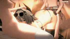 【巨乳 黑丝 扶她 口交 舔穴 吞精 前后夹击 爆操 爆射 喷潮 中出】新作-071【ZzZ】Caesar x Lucy&Piper sex [sound] threesome 绝区零-第12张图片-萌站