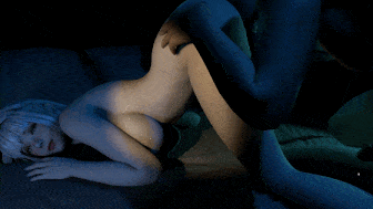 [3D动画] VAM同人：白发雨夜 豪雨夜里和绝美白发少女贴身运动-第4张图片-萌站