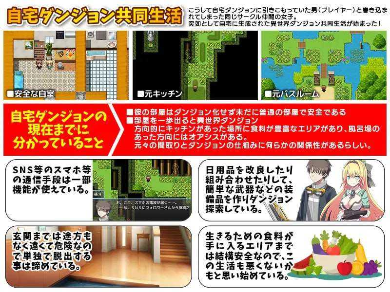 【探索RPG/幻想/PC/AI汉化】我的家突然变成了地牢!我自然而然地躲在自己的房间里【400M】-第6张图片-萌站 【探索RPG/幻想/PC/AI汉化】我的家突然变成了地牢!我自然而然地躲在自己的房间里【400M】-第6张图片-萌站