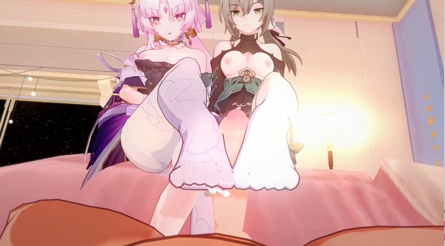 【星铁 符玄 青雀 抬腿 足交】符玄青雀双人性爱定制