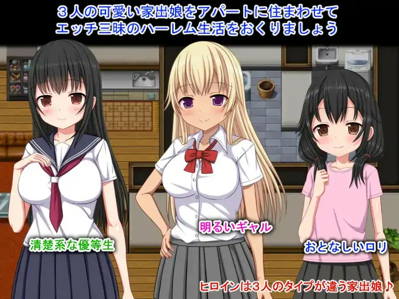 [RPG/汉化] 梨佳庄~与离家出走女孩的后宫生活~V1.2汉化版电脑 