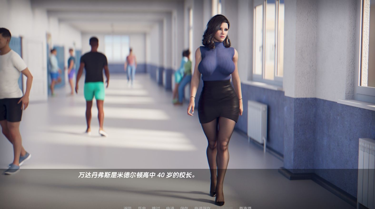 【驴哥带你玩】欧美精品动态SLG《丹弗斯小姐》(PC端/v0.8/精翻/2.62G)