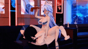 【巨乳 白丝 骑乘 后入 爆操 中出】新作-[SEXdance]-Hurly Burly（流萤♪Firefly&知更鸟♩Robin&三月七③march_7th）