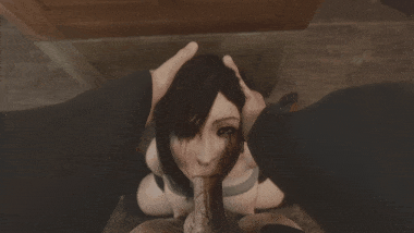 [3D动画] 蒂法 服务员的小费服务 灵活的舌头挑逗肉棒多方位爆肏 