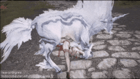 【巨乳 黑丝 手交 足交 马交 爆操 爆射 中出】新作-【skyrim】麒麟麒麟骑 ganyu x kirin