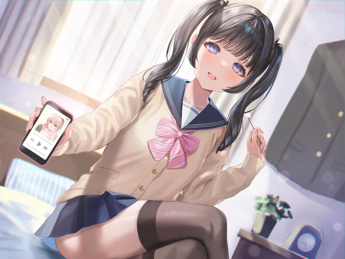 【汉化】[RJ392000]治愈系病娇女友~能霸占学长耳朵的人只有我哦~