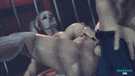 [3D动画] Ivy’s Obsession Part 1 巨乳小丑女监狱3p待奉