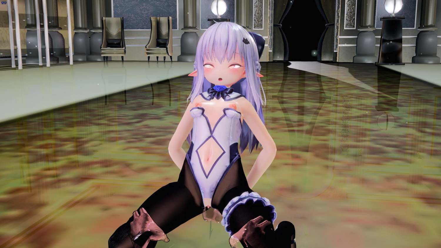 【MMD】4K 重口 舞趴 エルフ Abracadabra