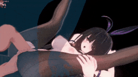 【巨乳 黑丝 扶她 口交 兔女郎 三洞齐入 爆操 爆射 中出】新作-时崎狂三的自交淫趴