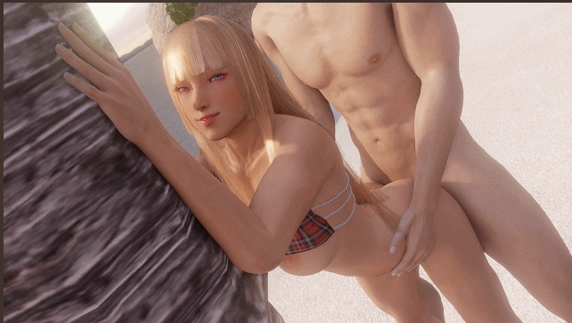 [3D动画] Tekken Lili 黄发美女沙滩足交+乳交+口交+多方位爆肏