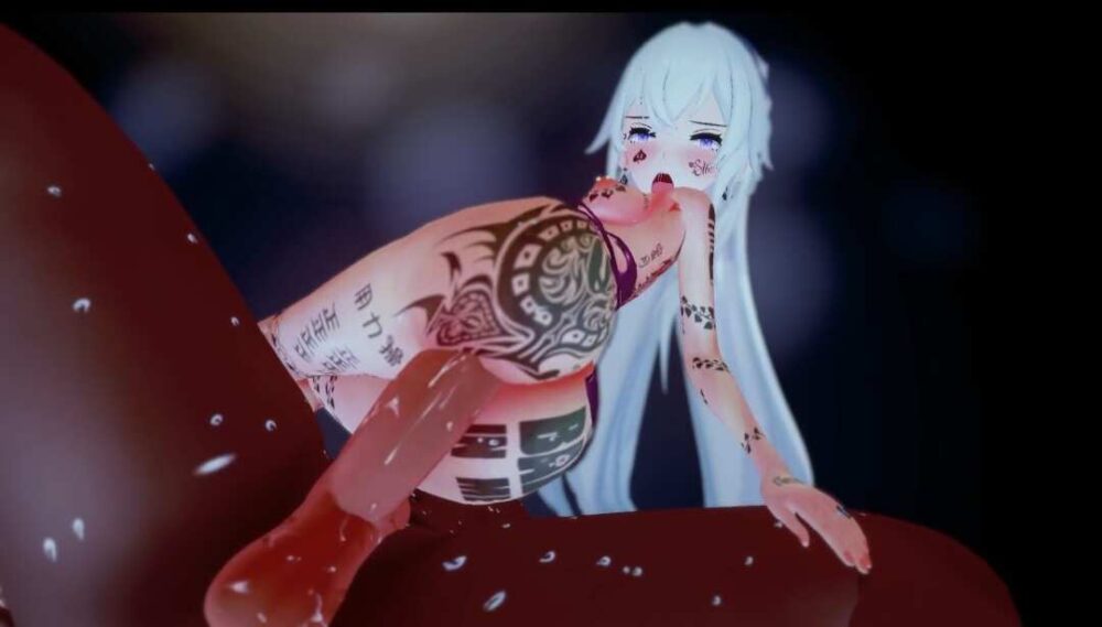 【3D动画】NTR 被墨狗俘虏的星绘伊薇特