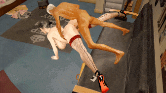 [3D动画] 苏文倩-妻心如刀-改 长腿黑丝爆乳妻子被邻居老头中出彻底-第2张图片-萌站