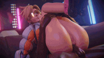 [3D动画] Cawneil大师作品合集：艾达王+天使+影心+美+D.Va 极品女神性感翘臀激情后入-第5张图片-萌站