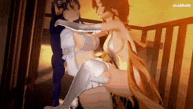 【巨乳 黑丝 扶她 骑乘 后入 爆操 爆射 喷潮 中出】新作-077【Genshin impact】Mavuika x Raiden shogun Futa 玛薇卡&雷电将军 sex [sound] 原神-第8张图片-萌站