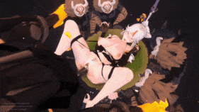 【4K/无修】【巨乳 口交 吞精 舔穴 群P 爆操 爆射 喷潮 中出】新作-[Sex Battle]悪堕ちの對決！Shogun_Ningguang外援編 Hilichurls VS 雷電将軍&凝光-作者水印-第12张图片-萌站