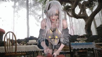【3D动画】fgg99 25年新作：申鹤 古槐树下情H 性感黑丝御姐上位骑乘榨精 