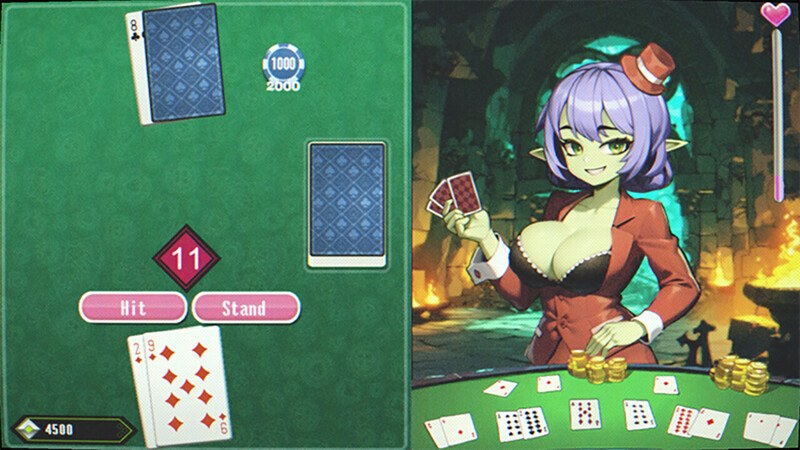 【桌游SLG/AI生成/官中】魅惑牌桌（Seductive Blackjack）STEAM官中步兵