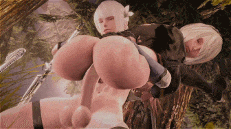 【3D动画】[BlackJr] 大师作品合集：蒂法+爱丽丝+杰西+2B+玛莉萝丝+艾达王+阿什莉 性感扶她女神激情爆肏-第5张图片-萌站